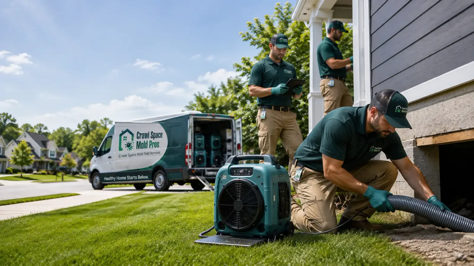 Crawl Space Mold Removal in Glencoe, AR